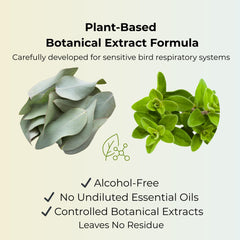BioPetix herbal spray with eucalyptus and thyme for feathers