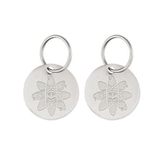 BIOPOWER PET Shield dog tag close-up showing toxin-free protection.
