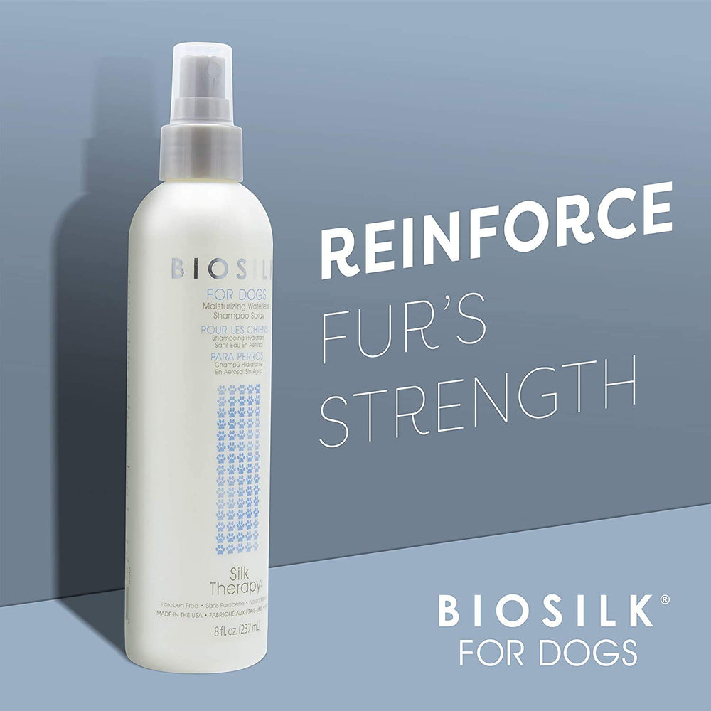 BioSilk for Dogs coat after-use shine — silky, soft fur.