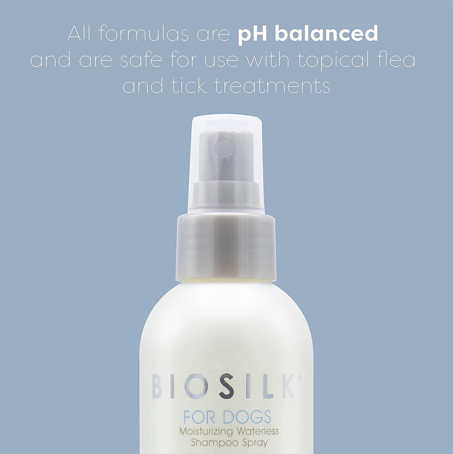BioSilk for Dogs spot-treatment on muddy paws — fast-clean results.