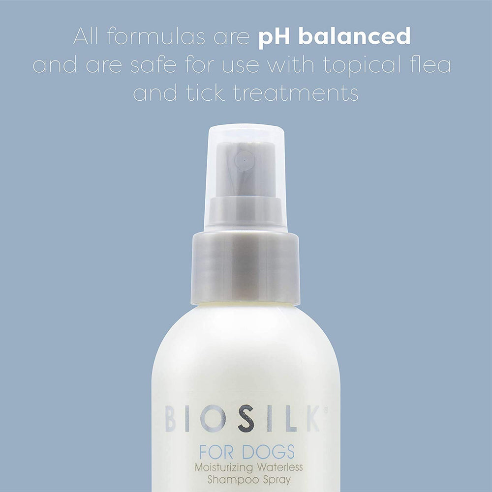 BioSilk for Dogs spot-treatment on muddy paws — fast-clean results.