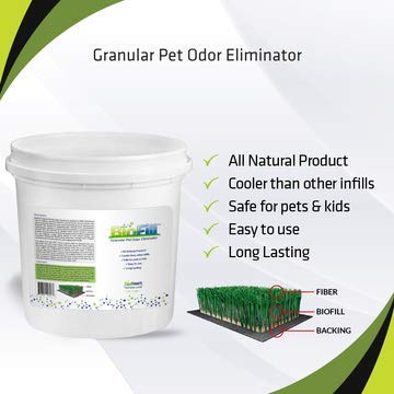 BioTurf easy application with spreader or by hand for quick setup.