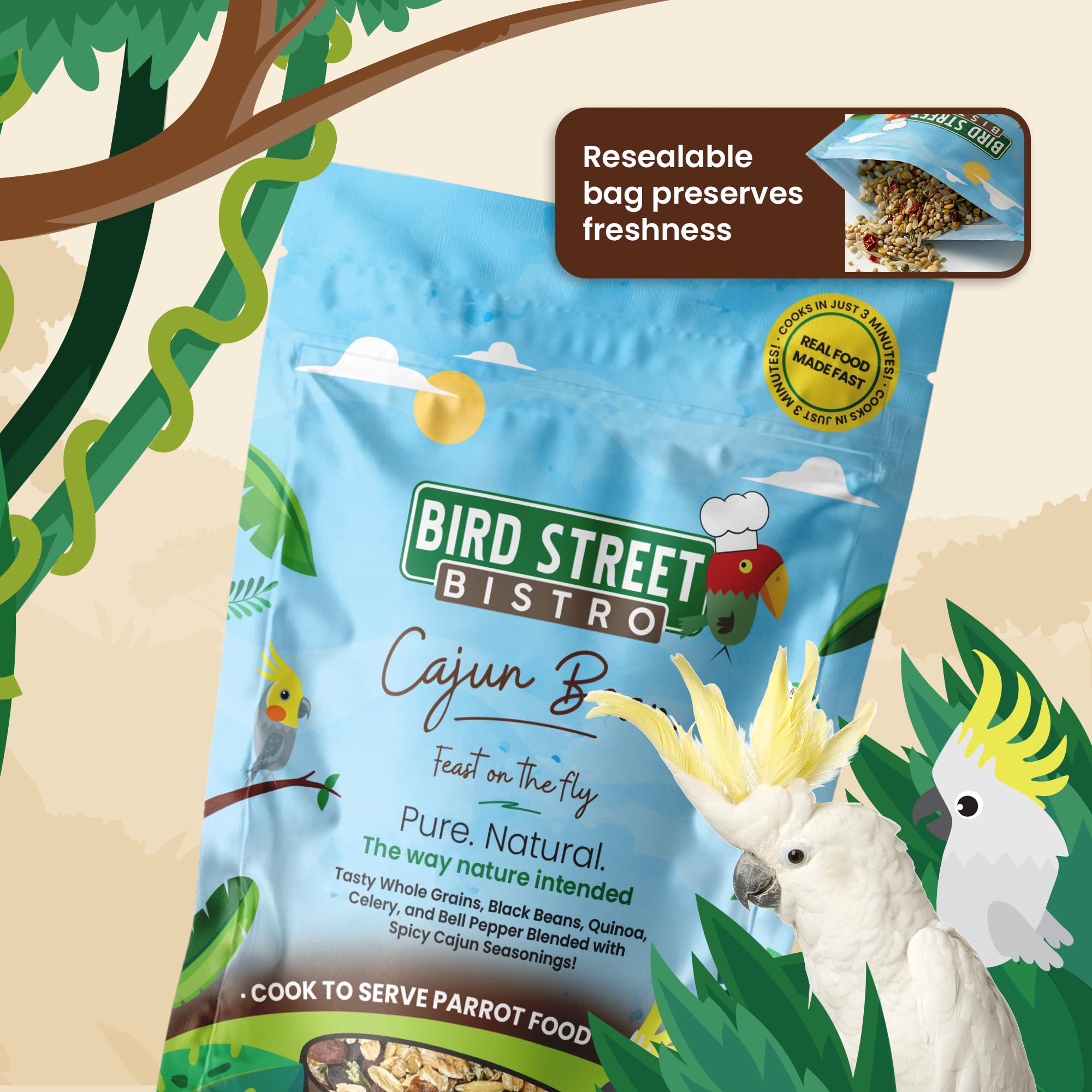 Bird Street Bistro Cajun Bean is proudly made in the USA.