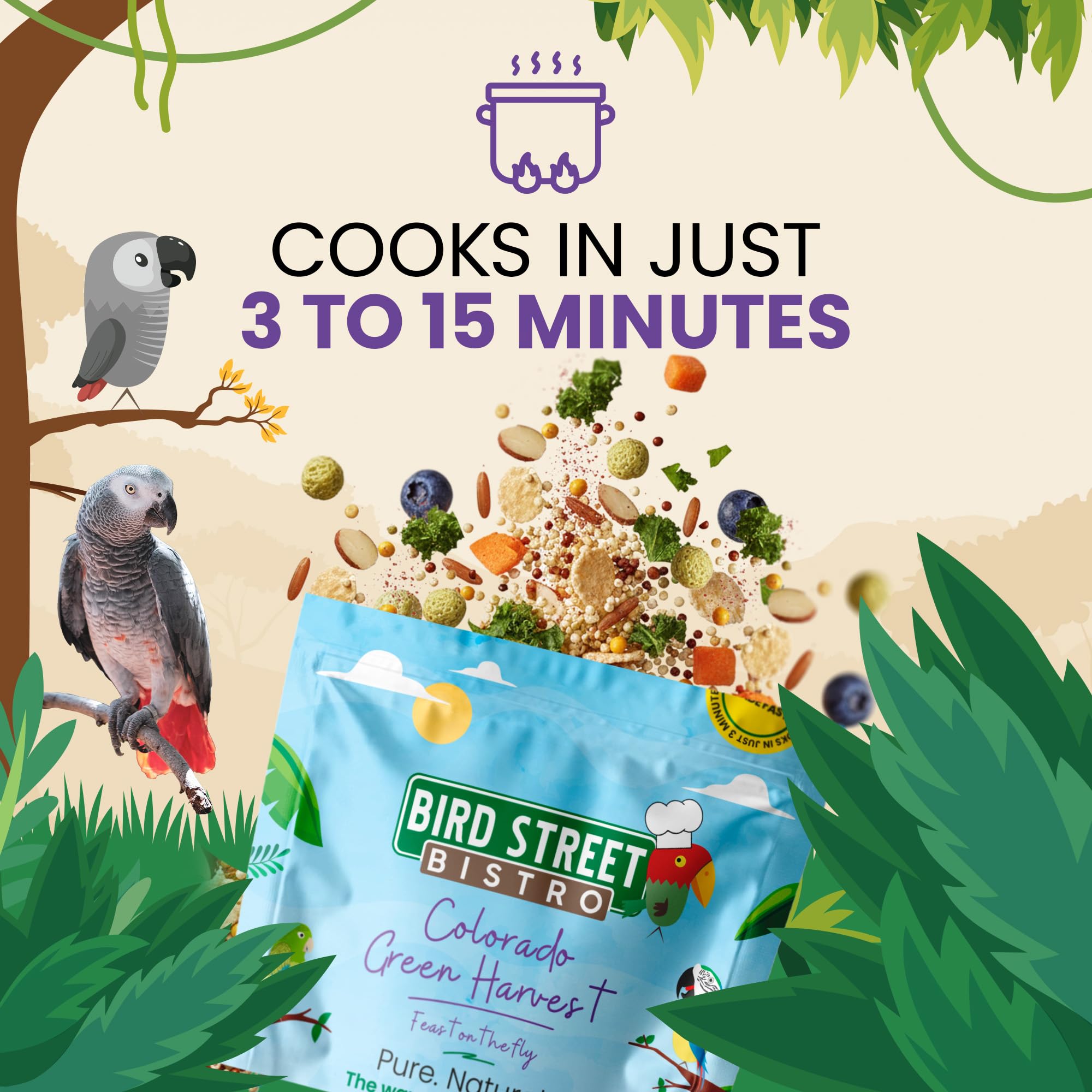 Bird Street Bistro eco-friendly packaging supports sustainable sourcing and recycling.