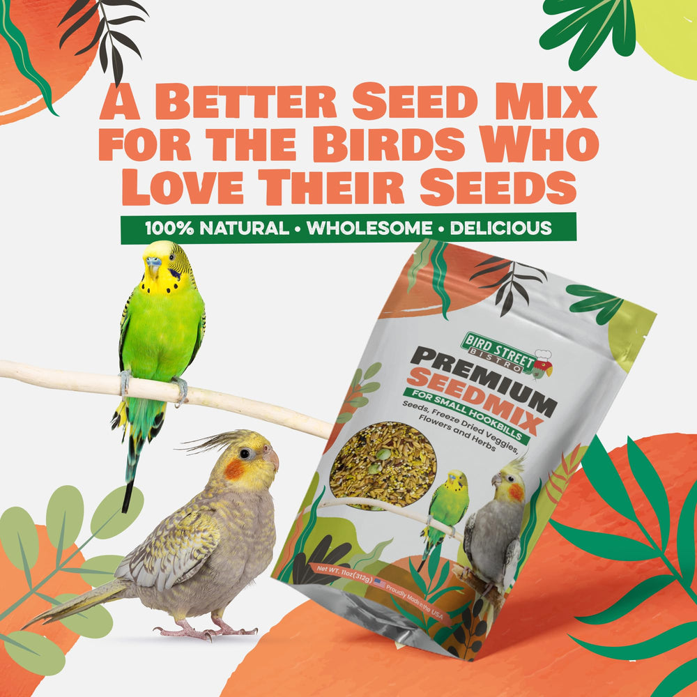 Bird Street Bistro USA-made and vet-approved badge in packaging.