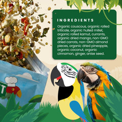 Bird Street Bistro ingredients close-up highlighting natural grains and fruits