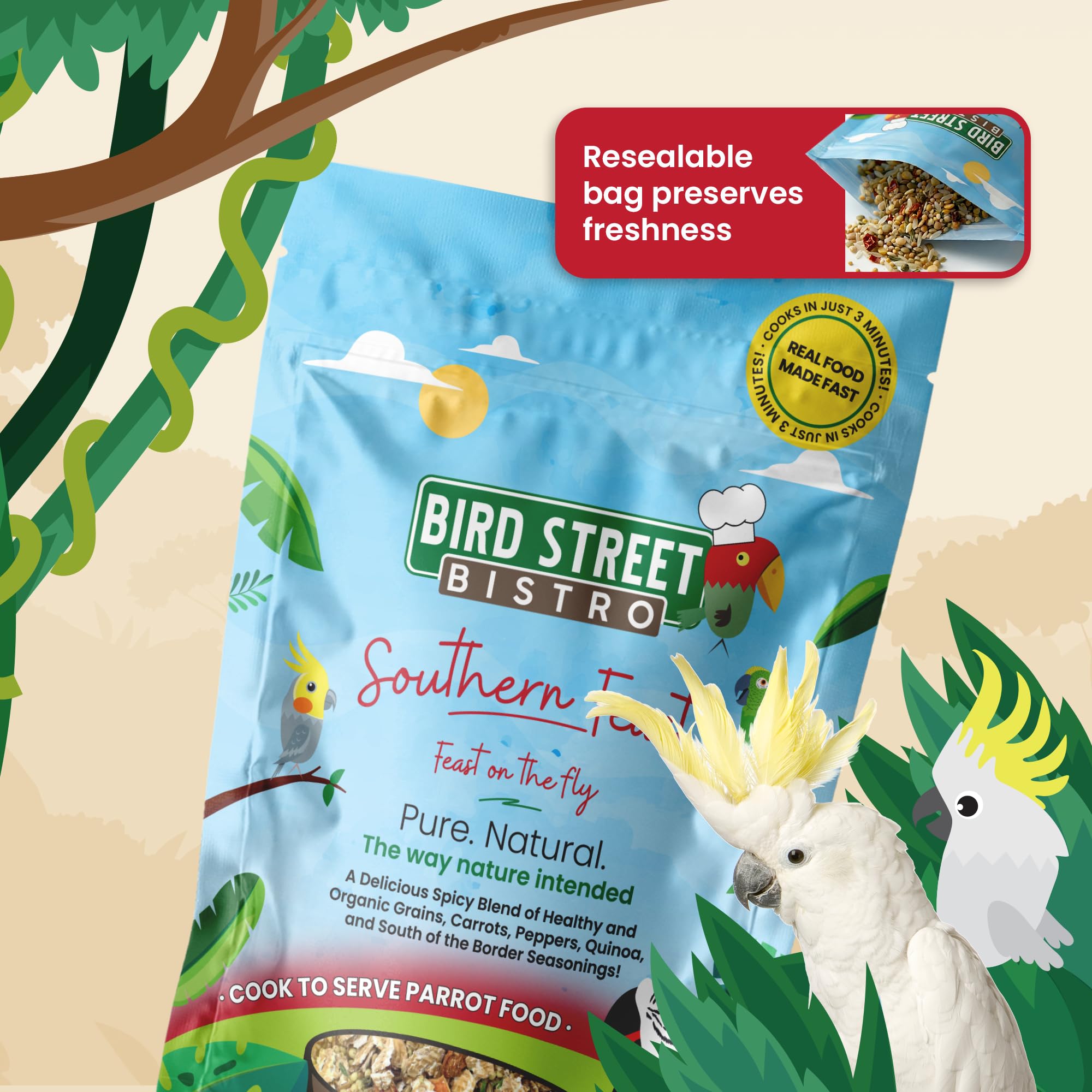 Label close-up highlighting USA-made quality and eco-friendly packaging.