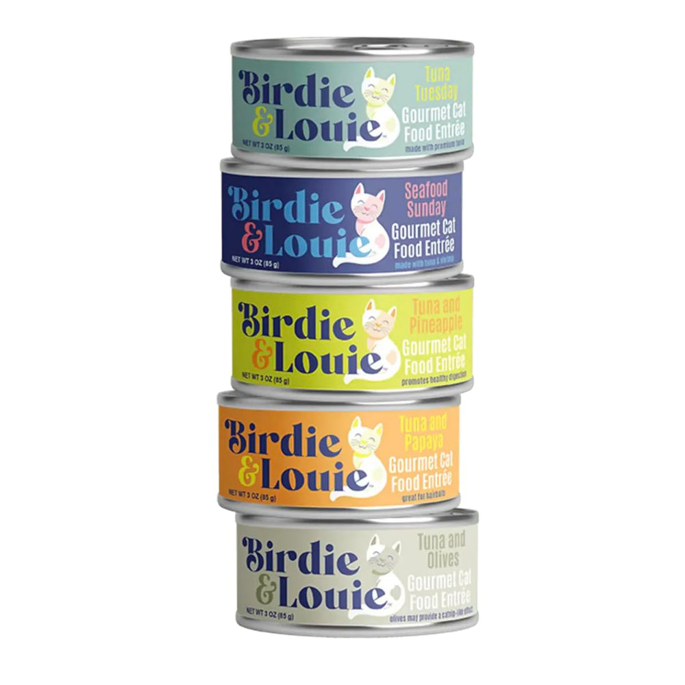 Birdie and Louie tuna Tuesday image: premium ocean-caught tuna as the first ingredient.
