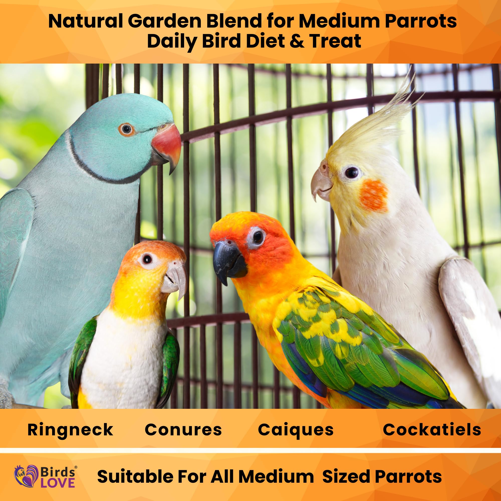 Birds LOVE bag tightly sealed to emphasize freshness via nitrogen flush