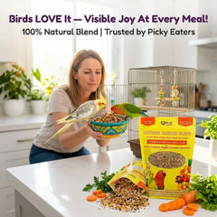Birds LOVE colorful nutrition variety - visually appealing blend for birds
