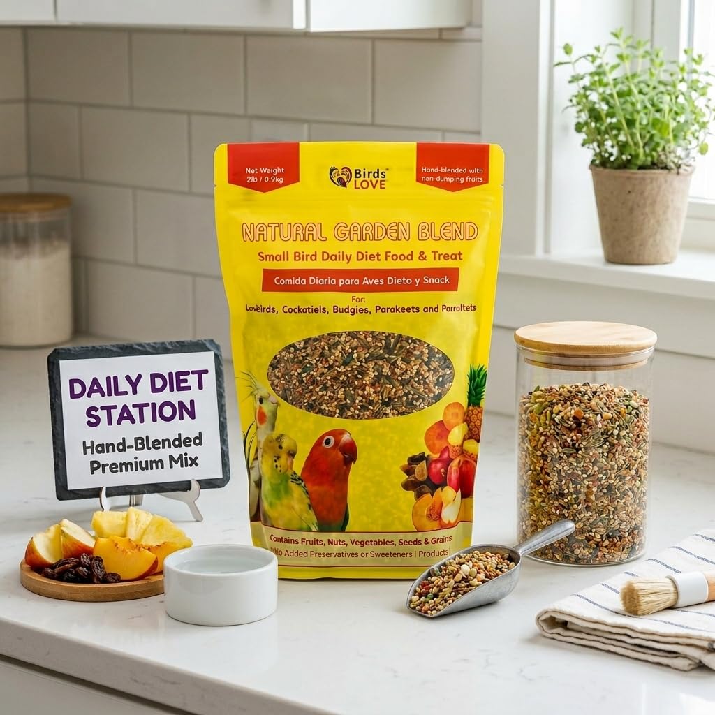 Birds LOVE no preservatives sweeteners - pure ingredients for daily meals