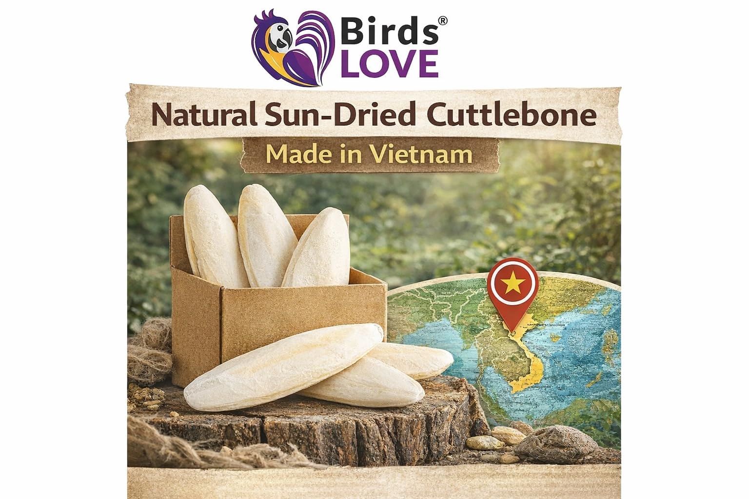 Birds LOVE parakeet and budgie use supports natural chewing and mineral access