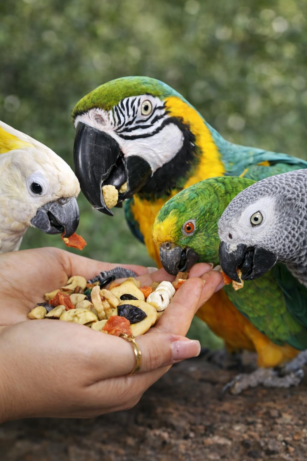 Birds LOVE Hand blending ensures consistent texture and fragrance.
