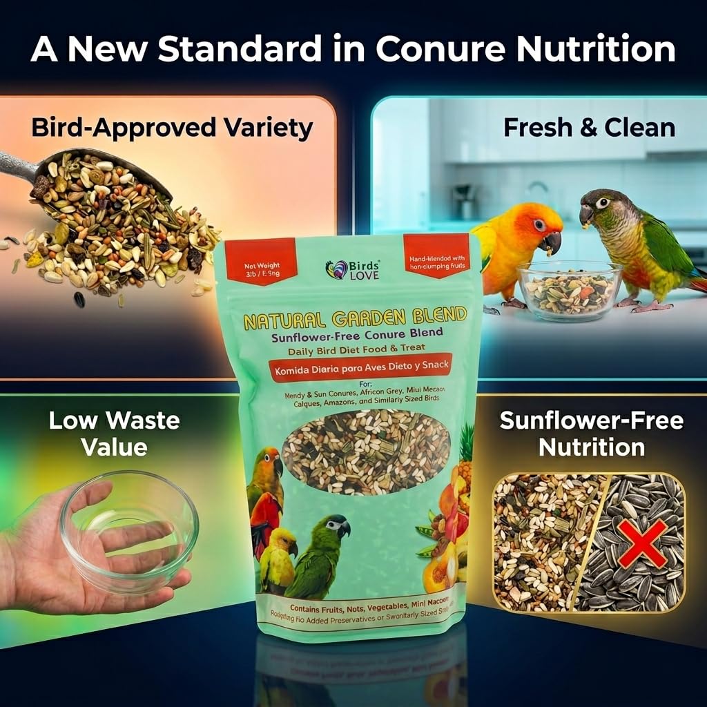 Birds LOVE resealable bag ensures lasting freshness between feedings