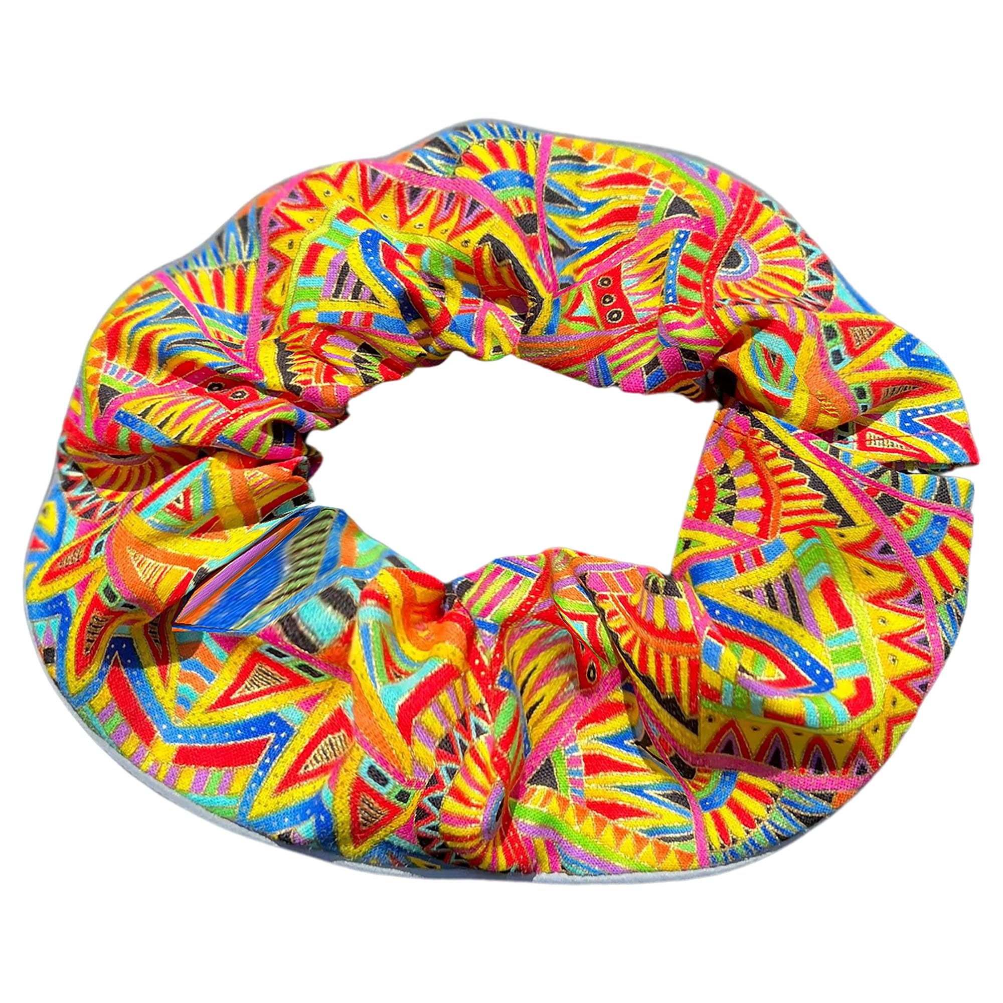 Birdsbesafe Geodelic collar cover on a cat reduces bird hunting risk.