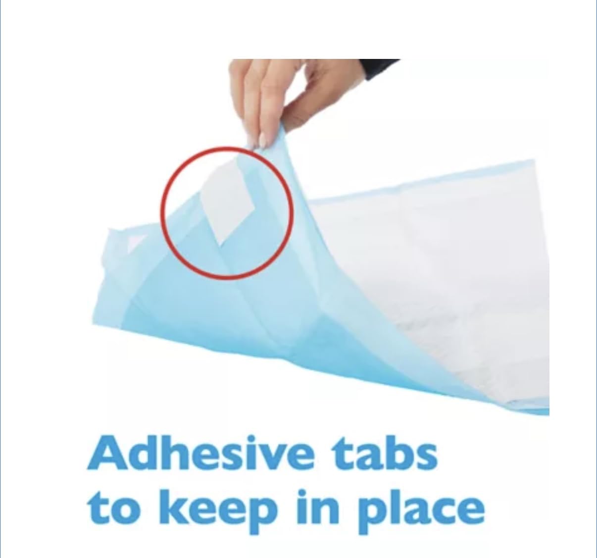 Birsppy Grreat Choice X-Large Dog Pads demonstrating absorption gel action to reduce leaks.