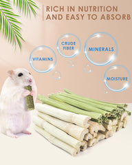 Bissap rabbit chew sticks closeup showcases natural materials for daily play.