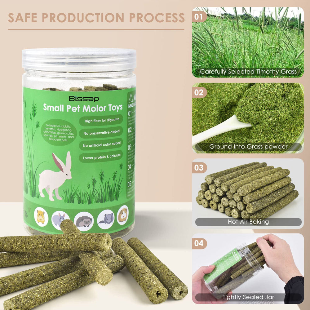Bissap rabbit chew sticks foraging toy encourages play and dental wear
