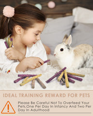 Bissap rabbit chew sticks mixed colors sparks foraging and exploration