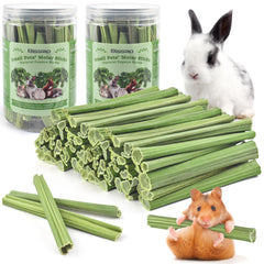 Bissap Rabbit Chew Sticks papaya stem for natural dental wear and digestion.