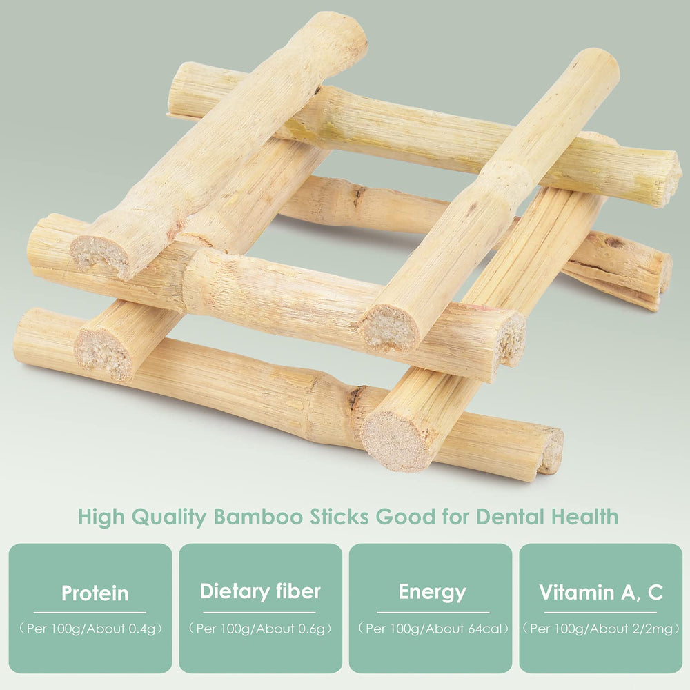 Bissap bamboo chew stick for guinea pigs supports chewing activity