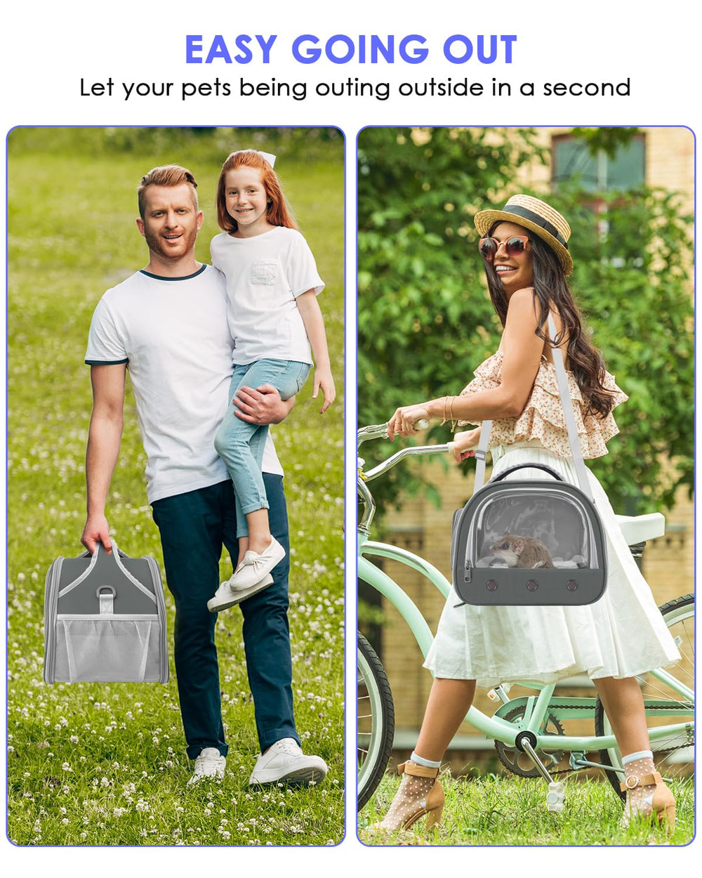 Bissap travel bag features safety buckle for secure carrying