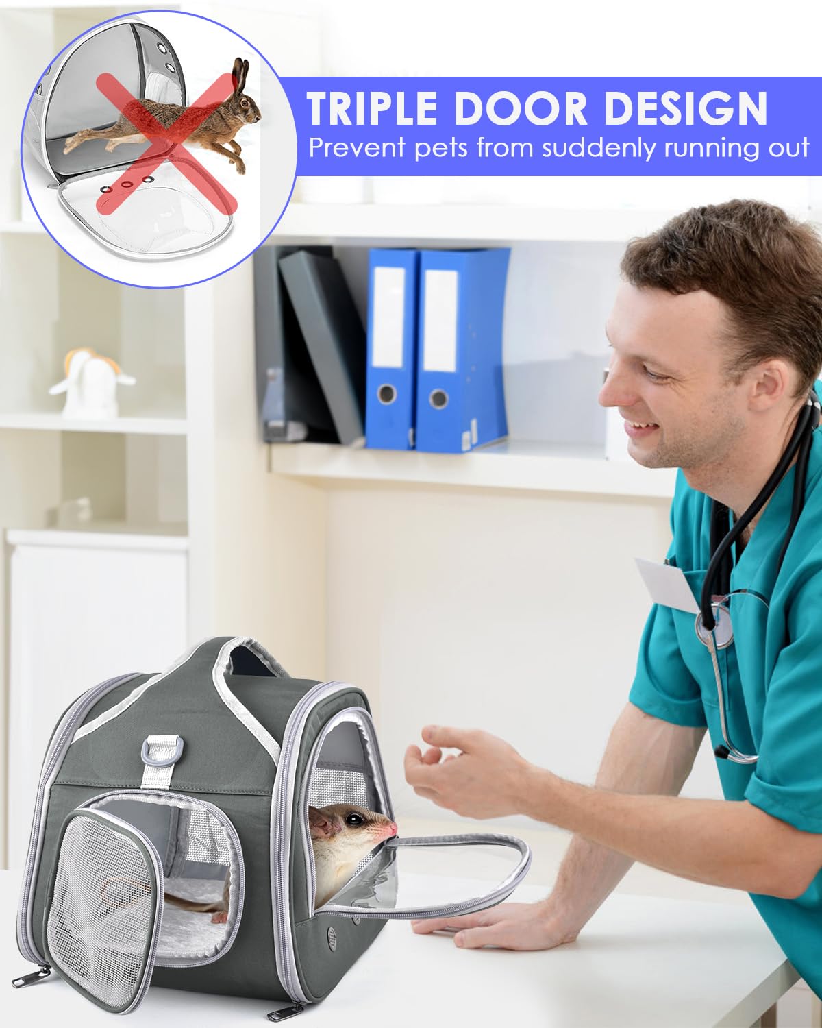 Bissap carrier side door for easy entry and exit
