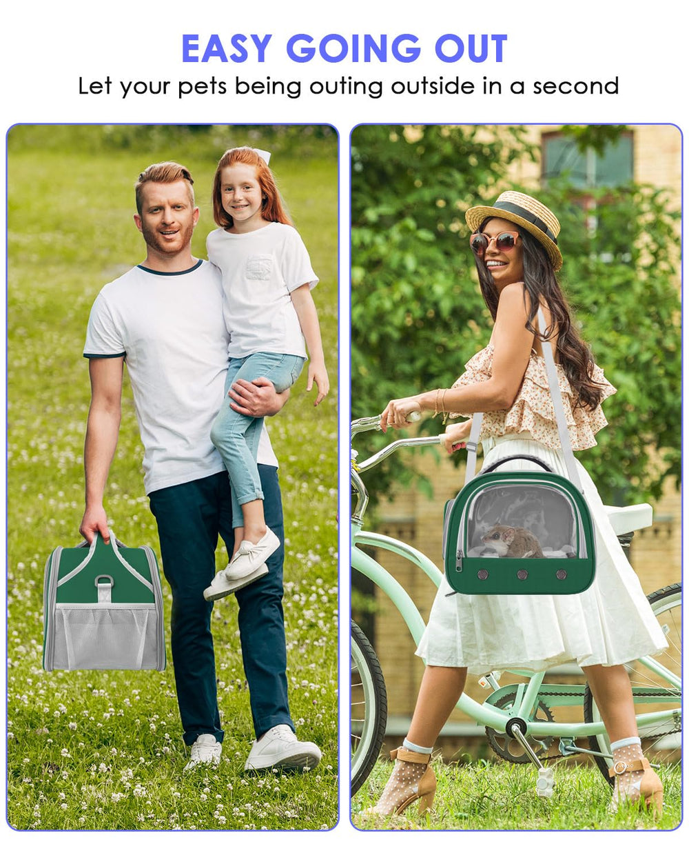 Bissap travel carrier water bottle slot supports longer trips