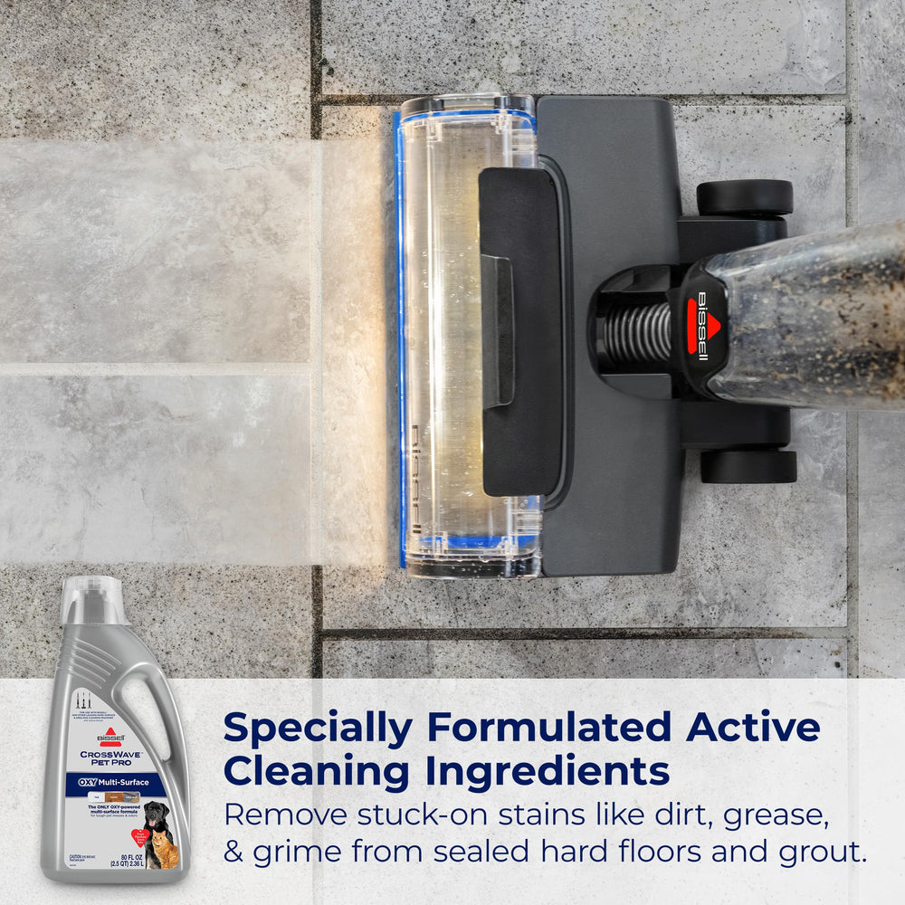 Bissell CrossWave Pet Pro Oxy area rug cleaning brightens and refreshes rugs
