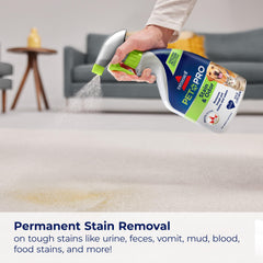Bissell Pet Pro 2-pack packaging and usage guide visual