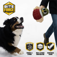 Bite Force beak toy with squeaker for large dogs during play
