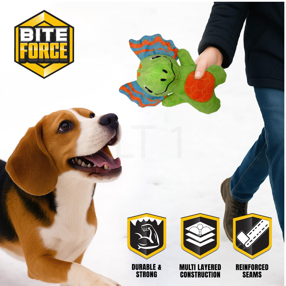 Bite Force durable dog toy designed for outdoor and indoor rough play