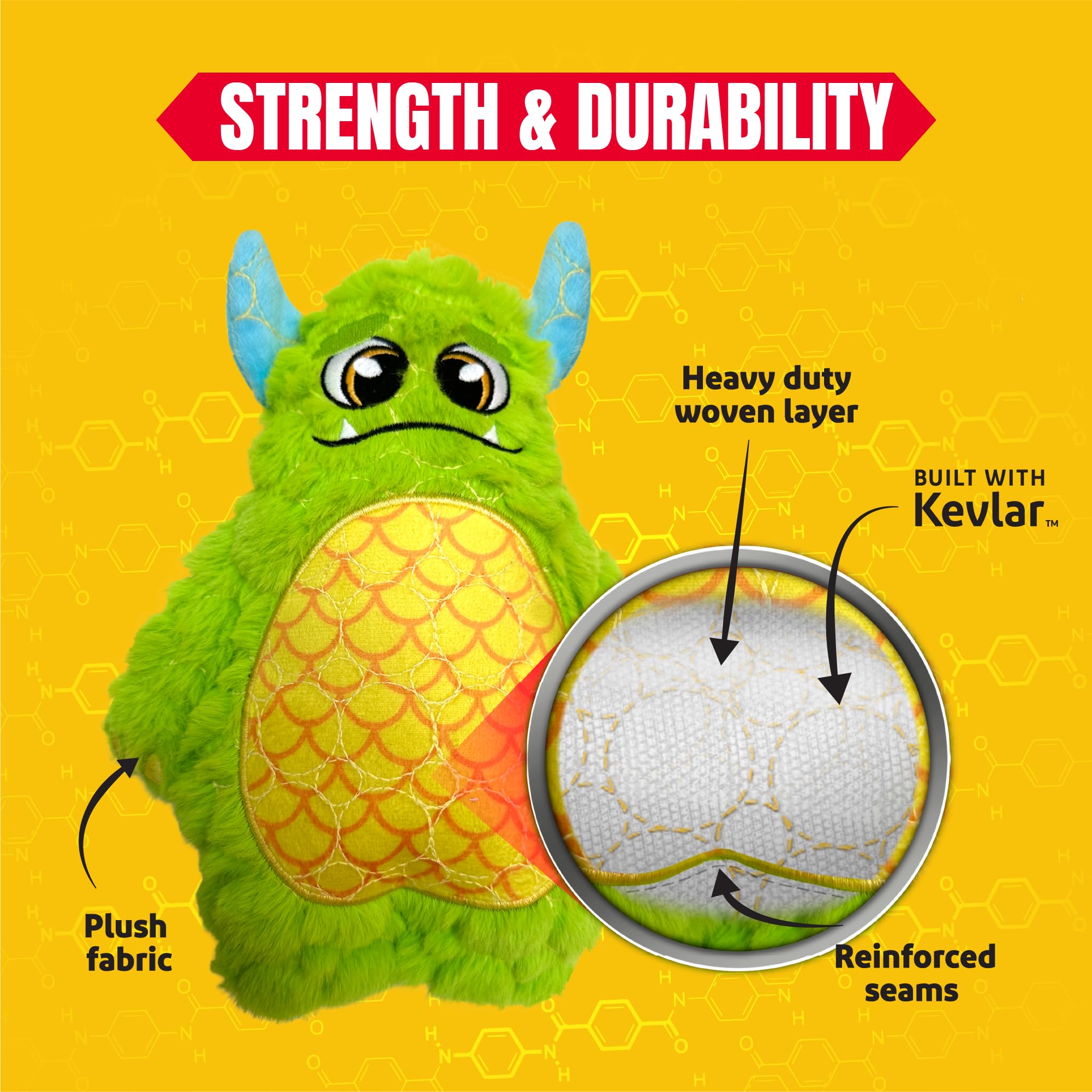 Bite Force durable chew toy ideal for teething puppies and strong chewers.