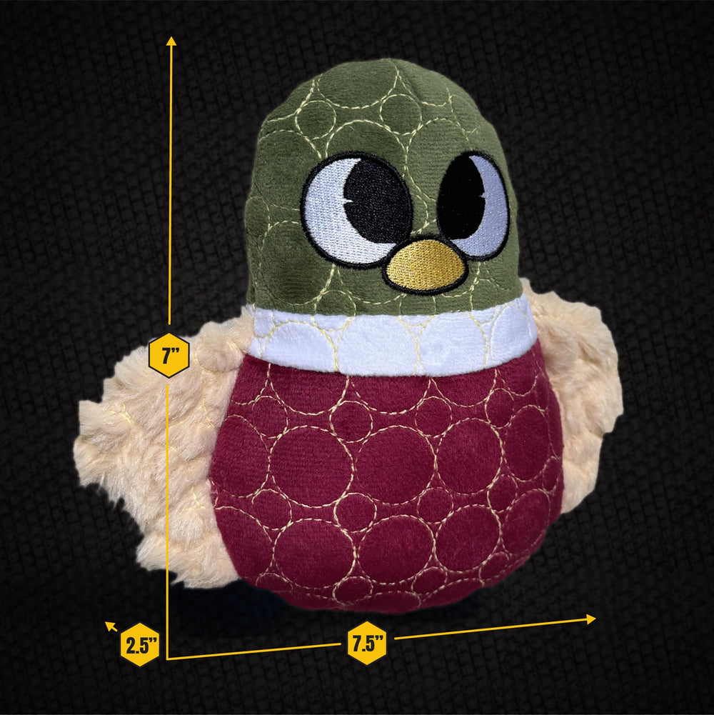 Bite Force reinforced seams beak toy stands up to rough chewing