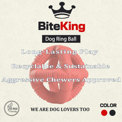 BiteKing large-dog-ball for powerful jaws, ideal for fetch and chew sessions.