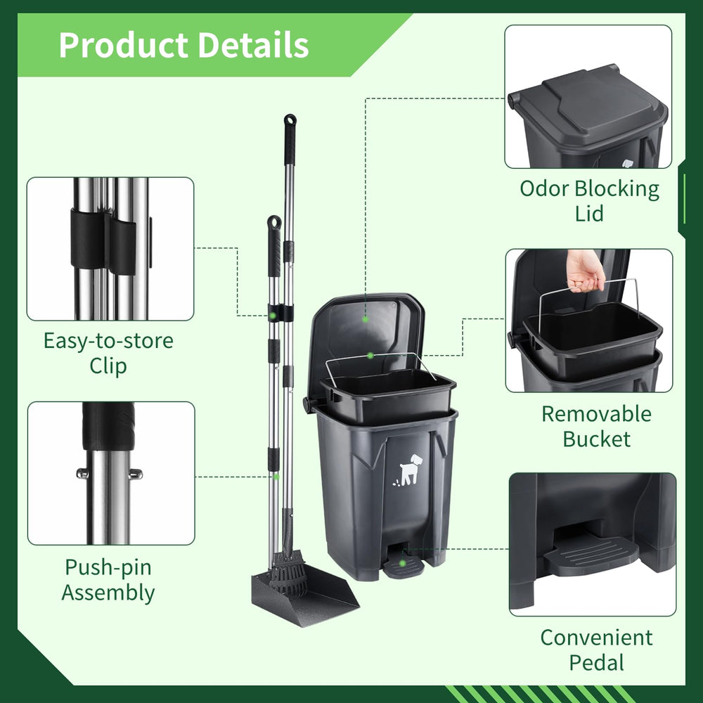 Biubiucat odor-control lid design helps contain smells outdoors.