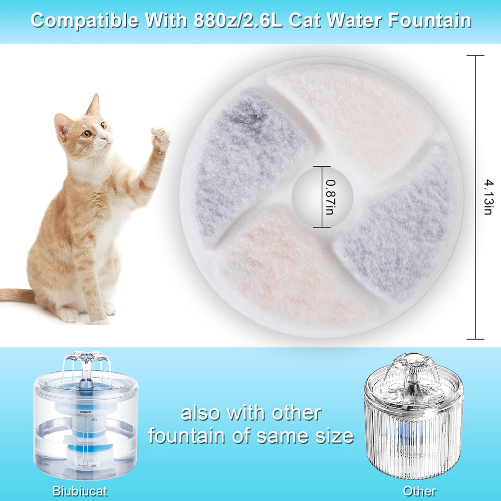 Biubiucat microporous filter cotton close-up for clearer drinking water