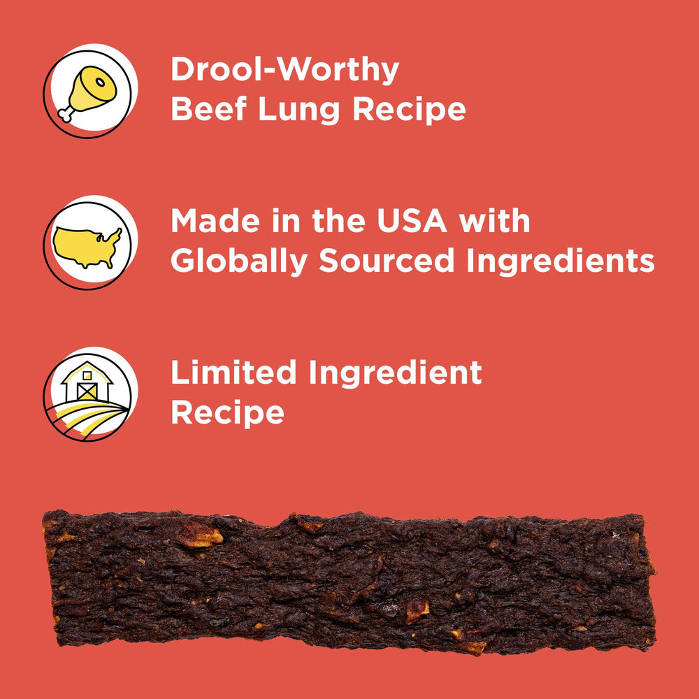 BIXBI beef liver jerky nutrition panel notes glucosamine and chondroitin.