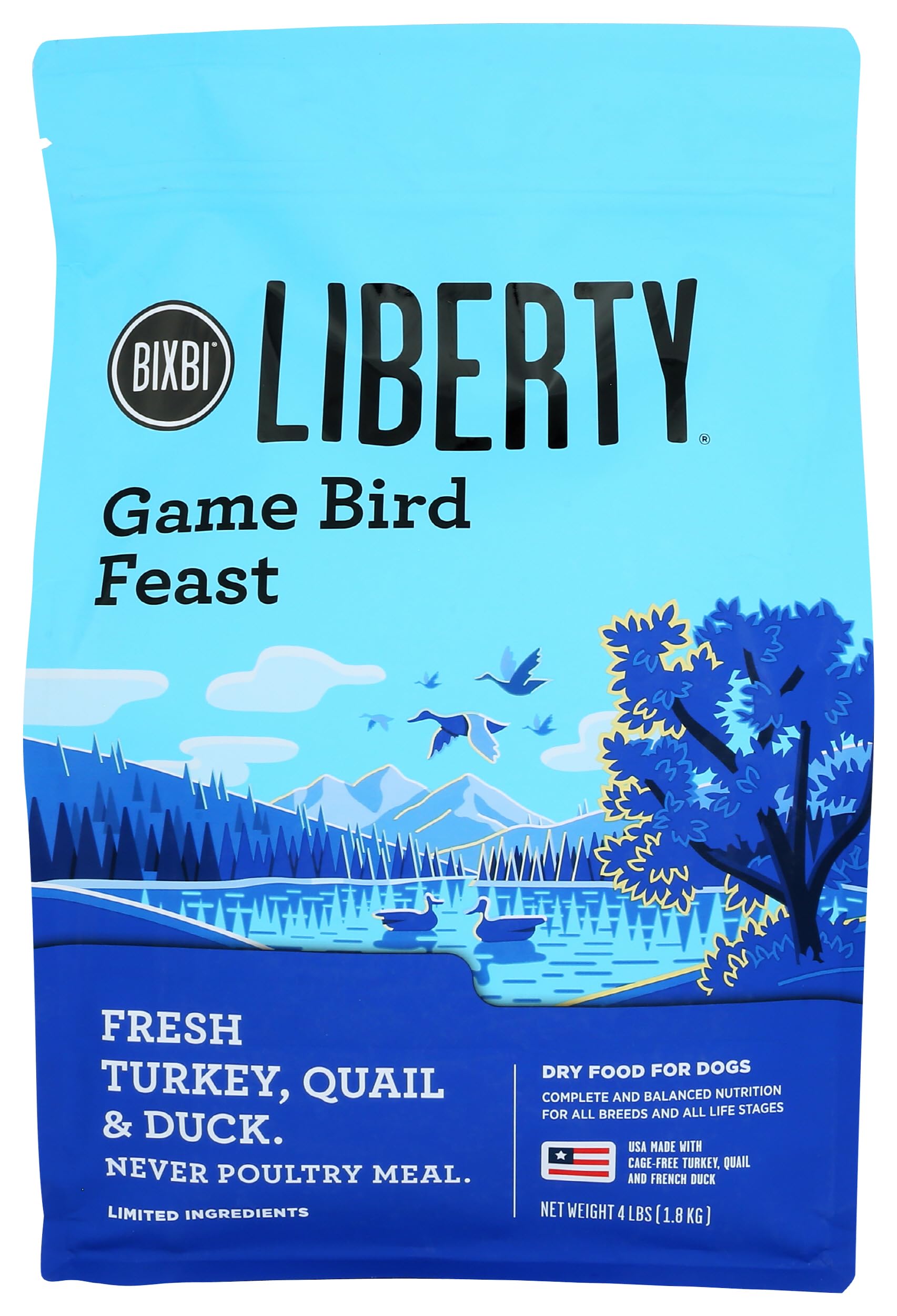 BIXBI Liberty 26% protein supports lean muscle and energy