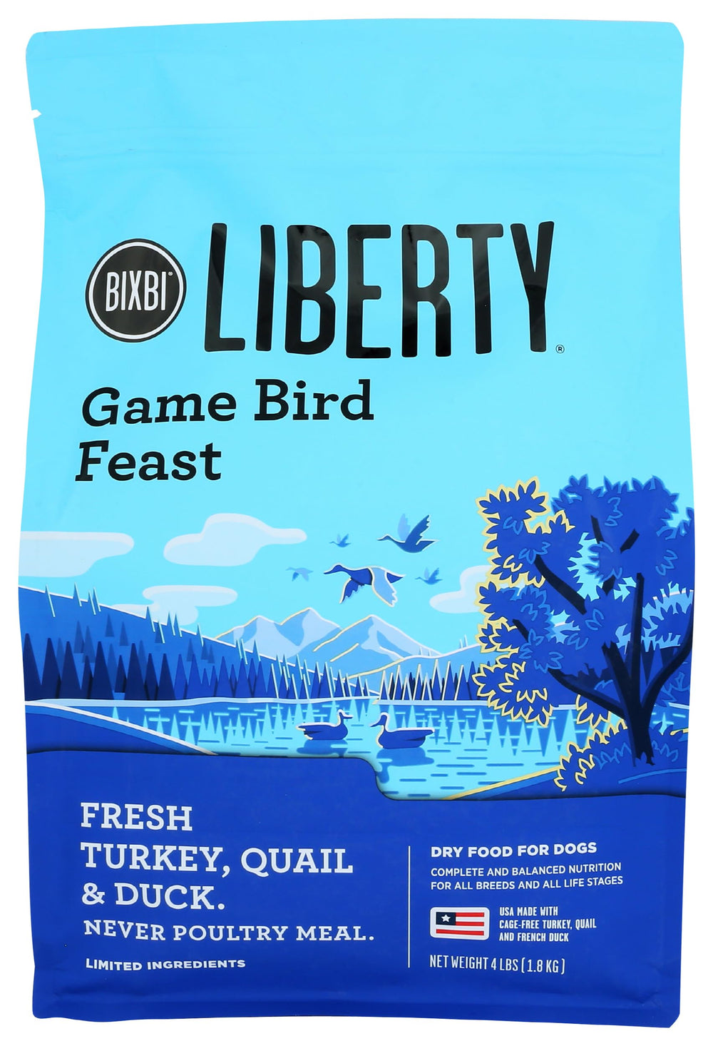 BIXBI Liberty 26% protein supports lean muscle and energy