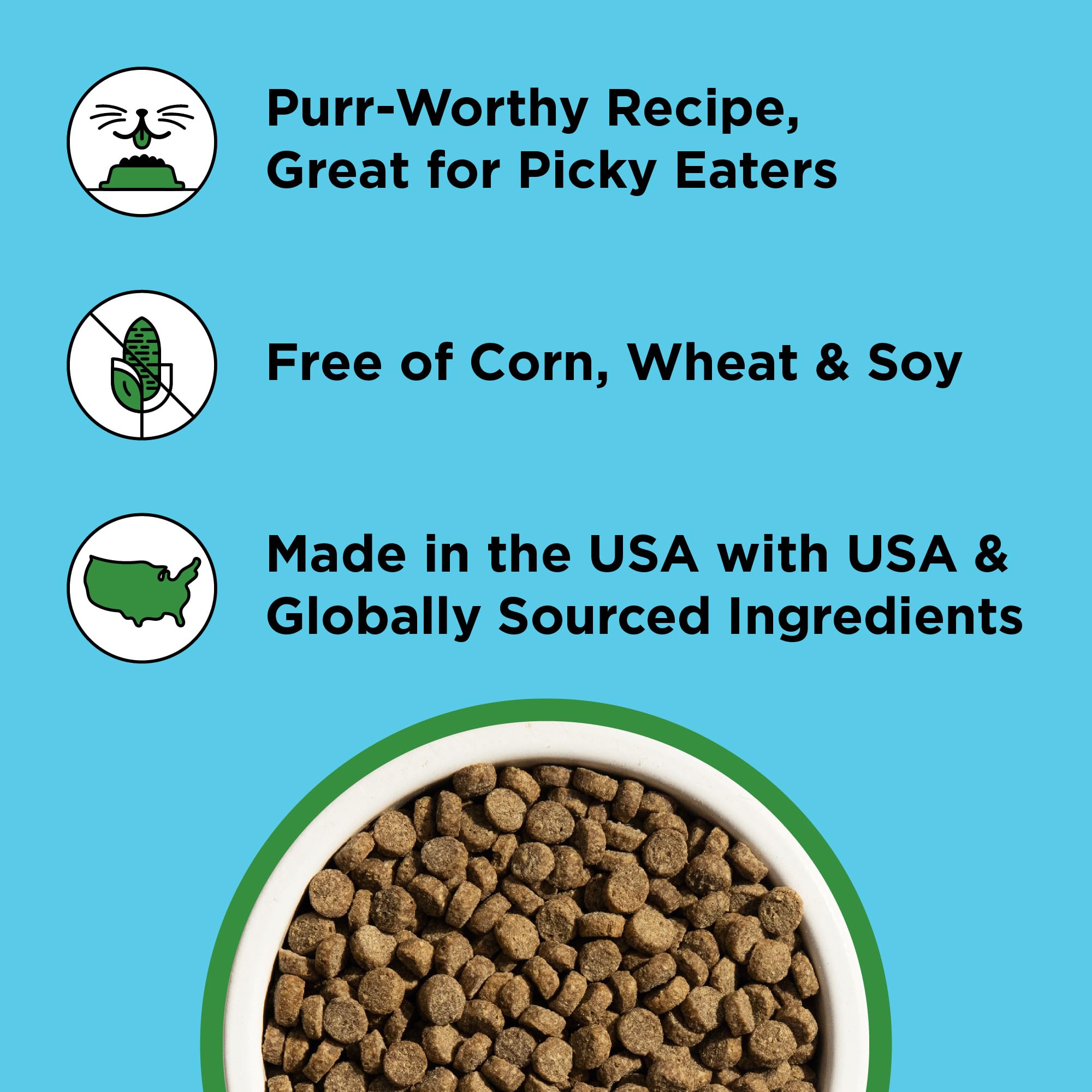 BIXBI Liberty grain-free kibble closeup illustrating texture.