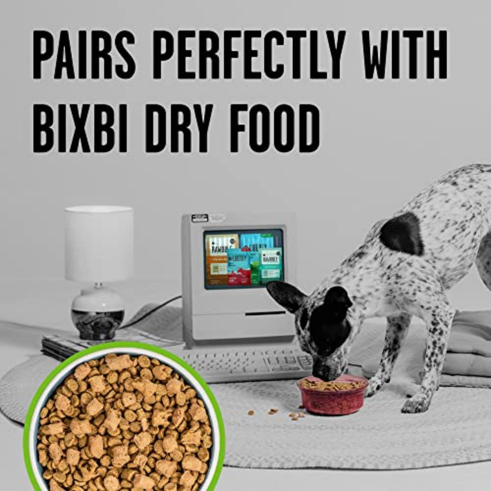 BIXBI Liberty pork bowl serving showcases wholesome, meat-forward nutrition at mealtime.