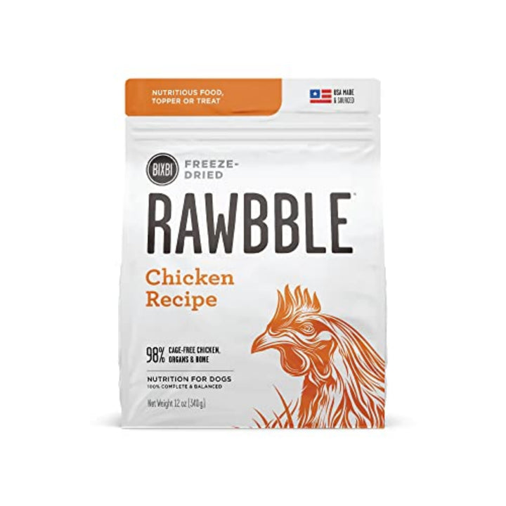 BIXBI Liberty packaging front highlighting 98% meat and organs