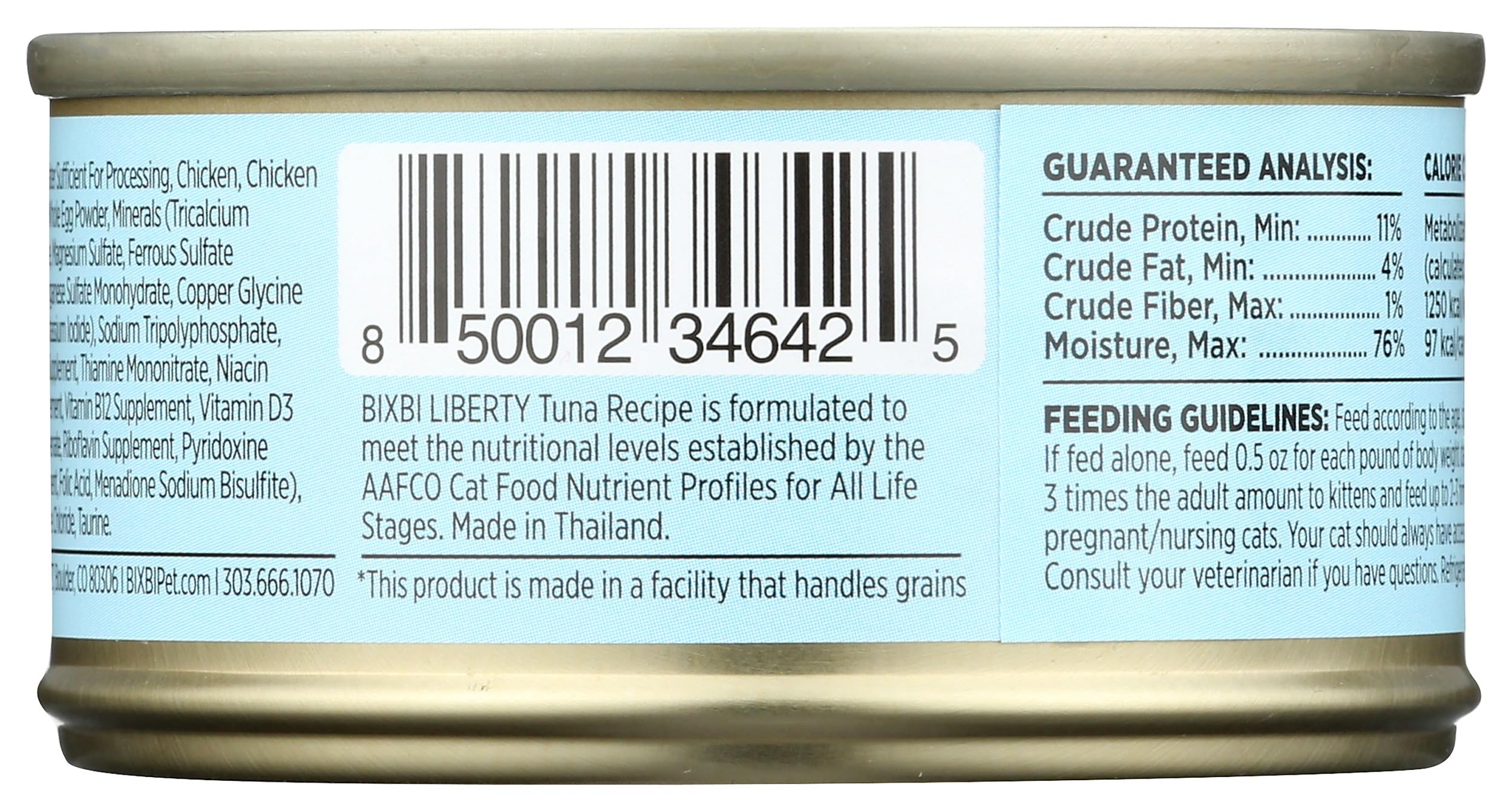 BIXBI Liberty tuna pate 24-pack packaging for households.