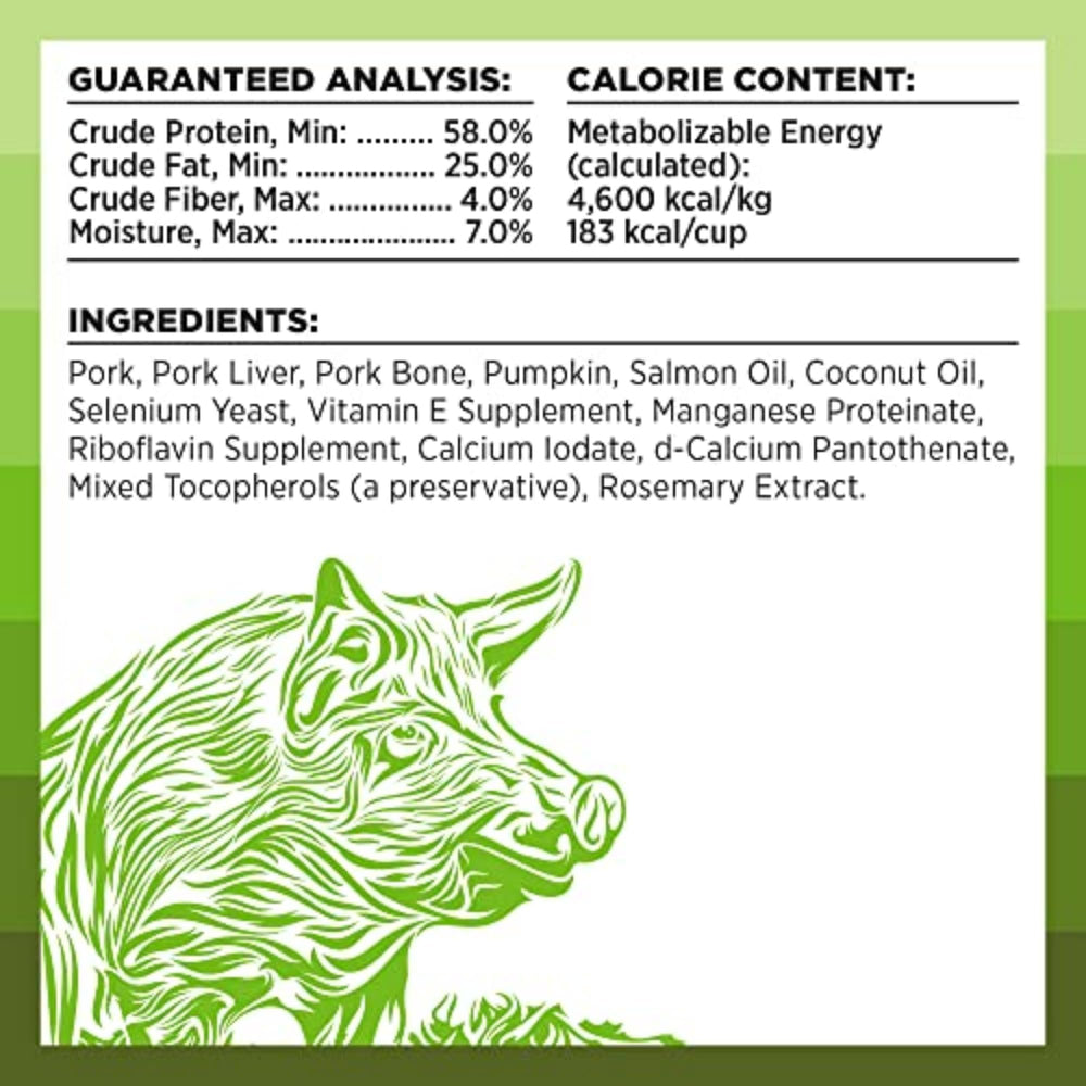USA-made label emphasizing USA-sourced pork quality and production standards.