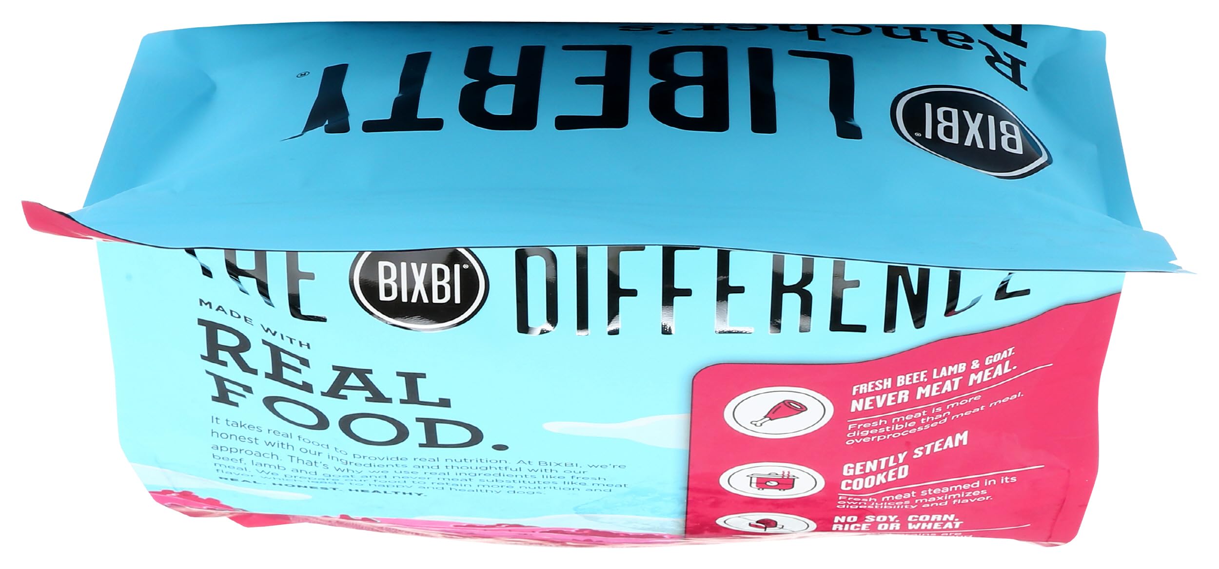BIXBI Liberty USDA testing lab seal indicates safety and quality.