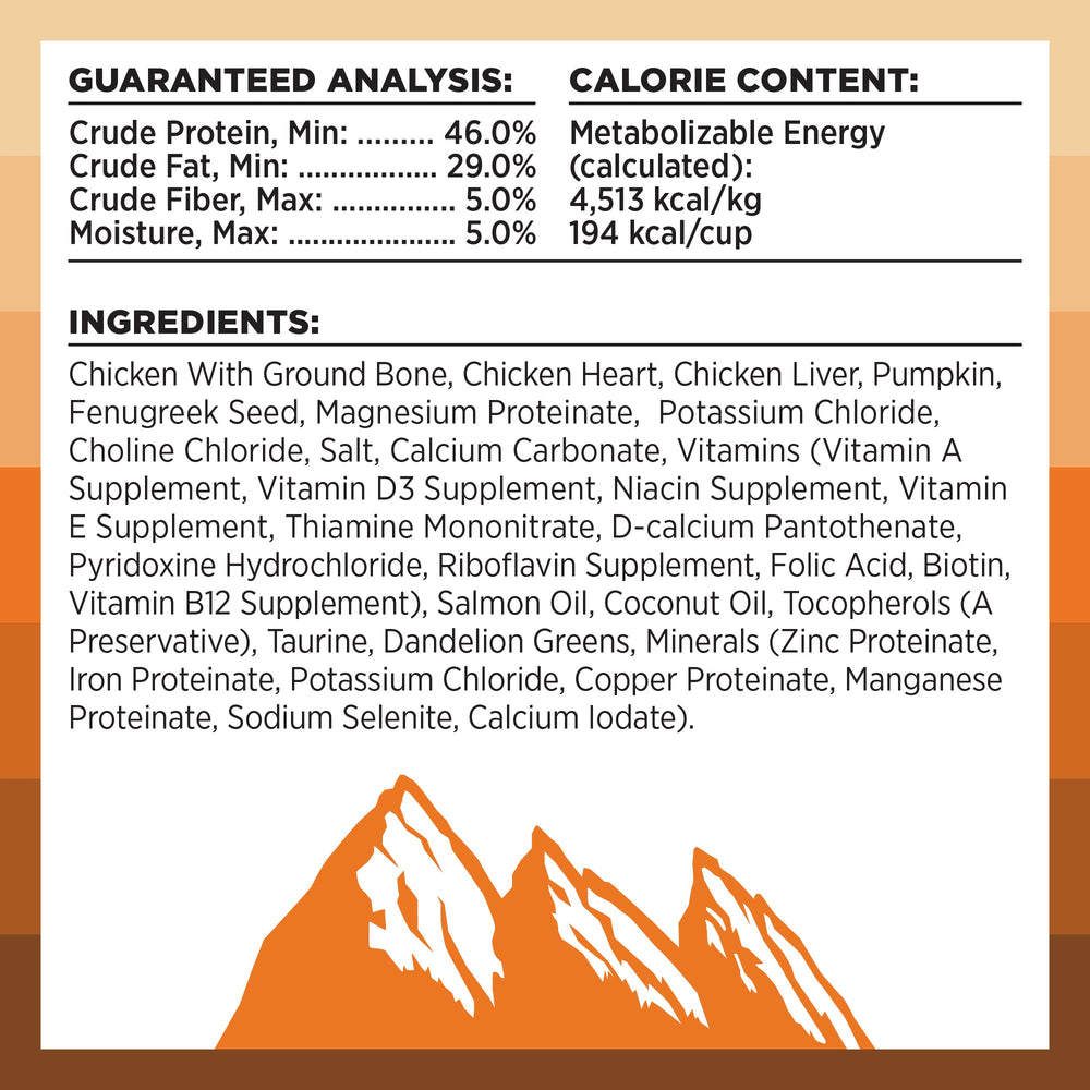 BIXBI RAWBBLE ingredients highlight 95% meat, organs and bone.