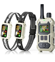 Blackdog military shock collar front view for rugged outdoor training.