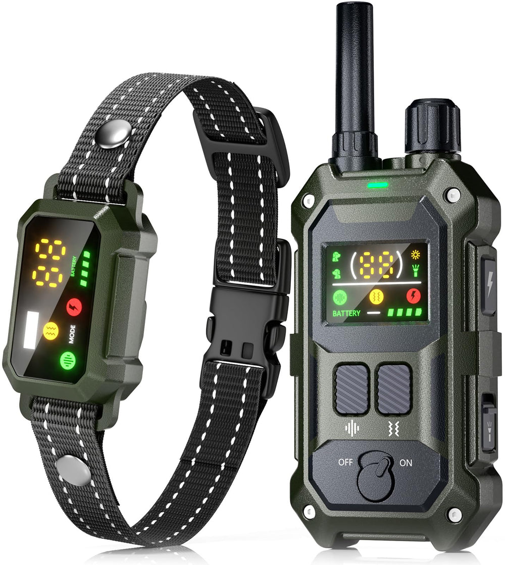 Blackdog shock collar with military-grade durability for rugged outdoor training.