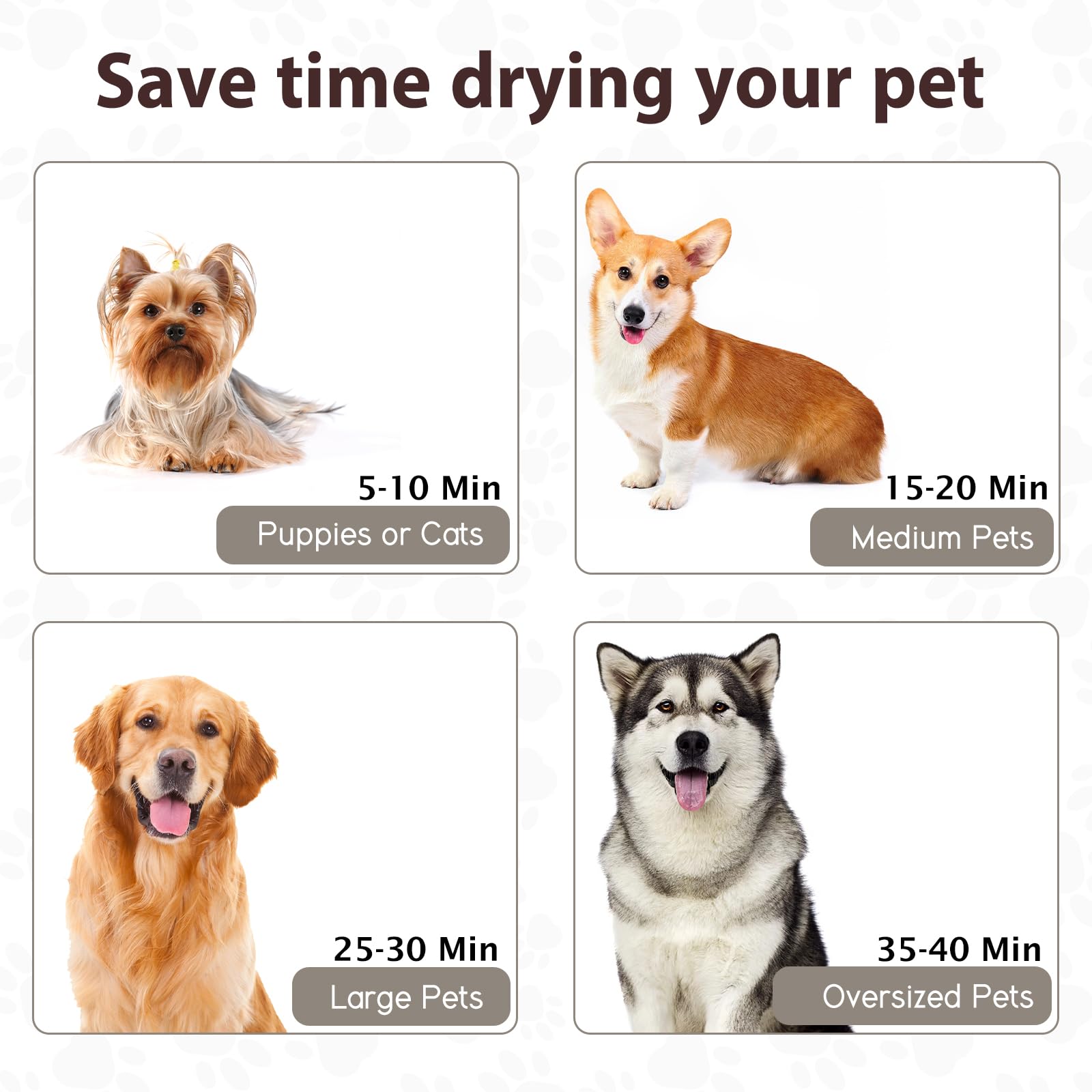 Includes pet bathing brush for convenient post-wash detangling.